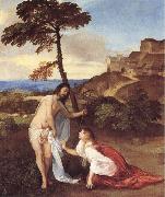 TIZIANO Vecellio, Christ and Maria Magdalena